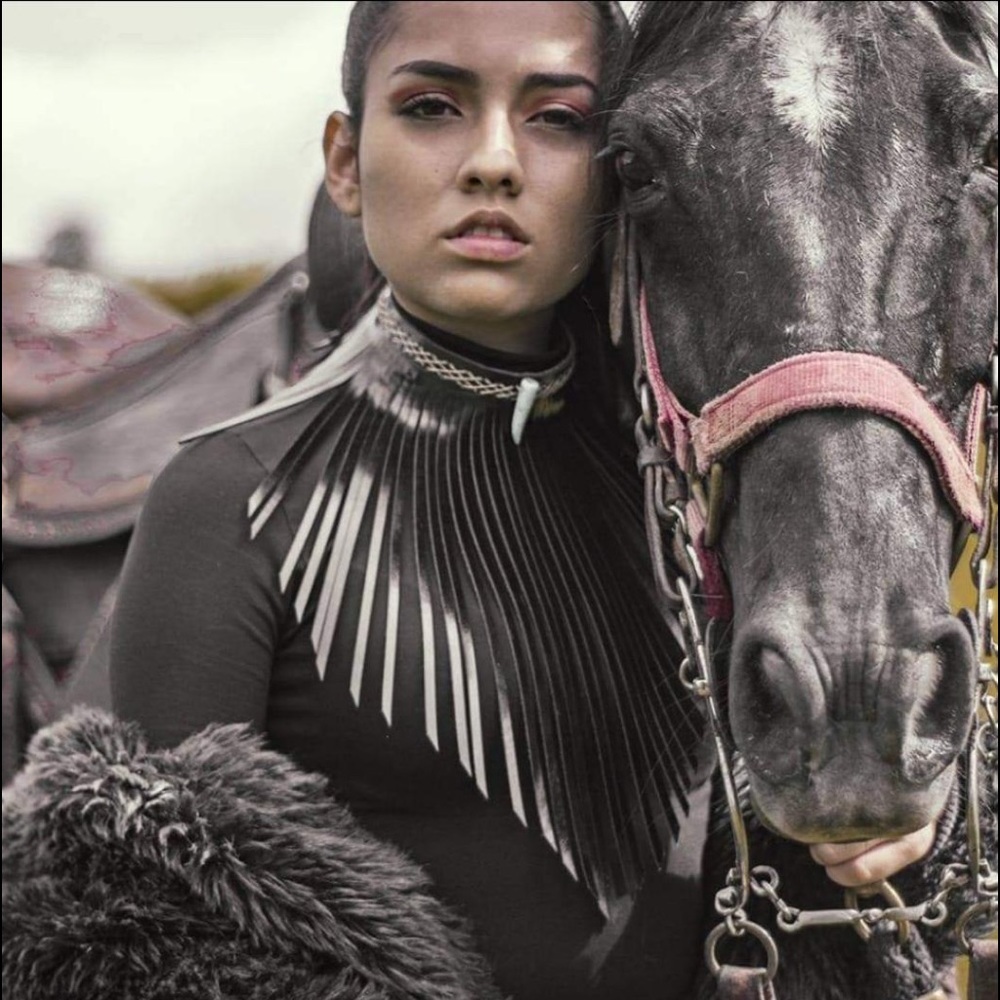 leather fringe collar necklaces